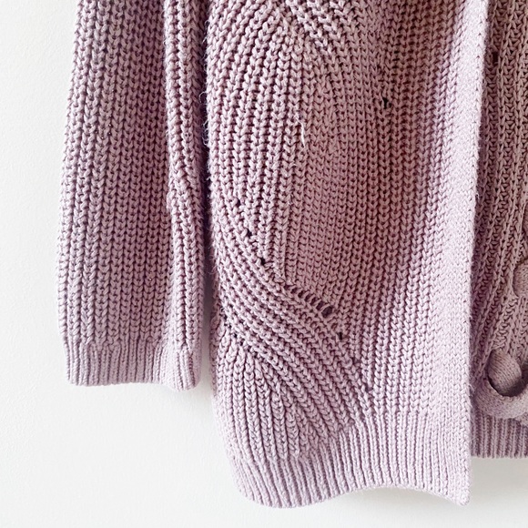 Hippie Rose Laced Back Knit Sweater - Picture 3 of 12